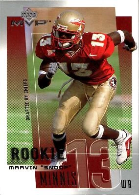 2001 Upper Deck MVP #309 Marvin "Snoop" Minnis - Image 1 of 2