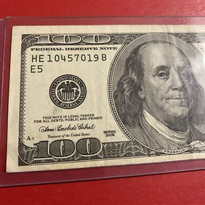 $100 Dollar Bill Note Series 2006 - Picture 1 of 3