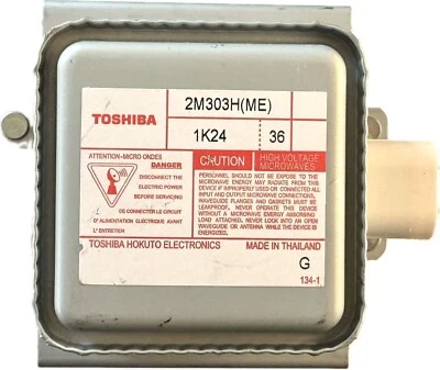 Microwave Magnetron 2M303H(ME) magnetic field tube TOSHIBA for Merrychef new - Image 1 of 4