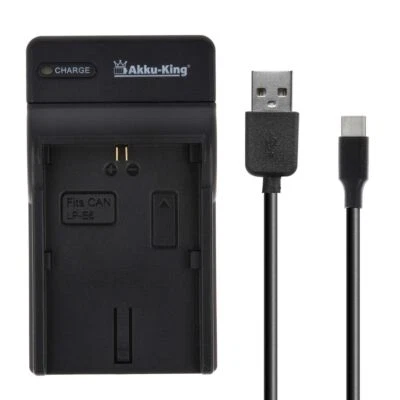 AKKU-KING USB-Akku-Ladegerät für Akku / Battery Pack Canon LP-E6 LP-E6N LP-E6NH LP-6P