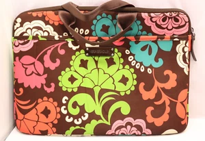 Vera Bradley Laptop Case Tablet Sleeve Cove 15" x 11" Floral Pattern Multi Color - Photo 1/7