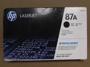 New Genuine HP 87A Black Toner Print Cartridge CF287A [32C] - Picture 1 of 5