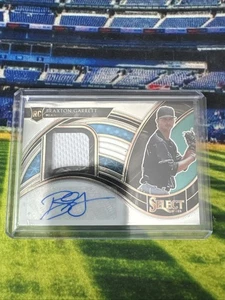 ⚾2021 Panini Select Jersey Braxton Garrett #RJA-BG Rookie Auto RC 116/299⚾Miami - Picture 1 of 2