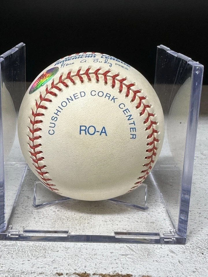 Letrero de béisbol Don Larsen con guión 10/8/56 WSPG  Foto 1 de 3