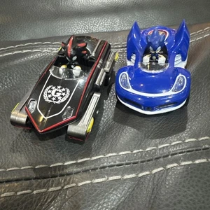 Sonic + Shadow Hedgehog All Stars Racing Pull Back 2020 Racecar Set Of 2 Sega - Picture 1 of 3