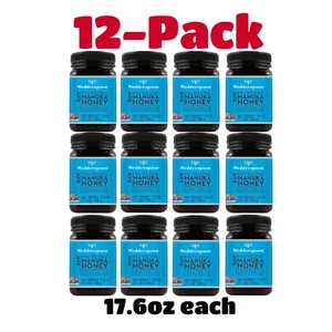 MANUKA HONEY 12 Pack WEDDERSPOON NEW ZEALAND RAW KFACTOR 12+ 17.6oz Kosher - Picture 1 of 16