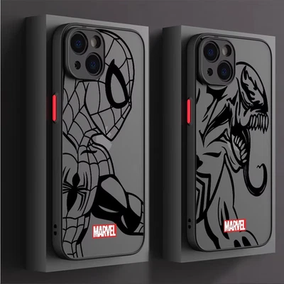 Funda de teléfono Marvel Iron Man Deadpool para iPhone 15 14 13 12 11 Pro Max XR XS 8 7  Foto 1 de 4