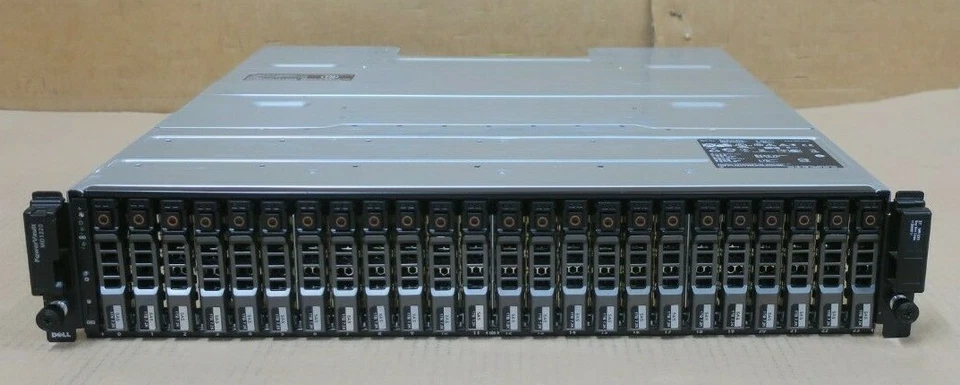 Dell PowerVault MD1220 24x 1TB 7.2K SAS HDD Storage Array 2x Controllers 2x PSU  - Image 1 of 3