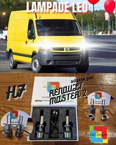 Kit Full LED H7 per Renault Master 2 2003 Luci ANABBAGLIANTI CANbus POTENTE - Foto 1 di 7