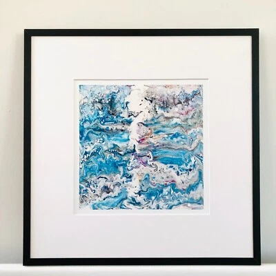 Edição limitada impressão de arte giclée assinada, arte abstrata pintura contemporânea. - Imagem 1 de 4