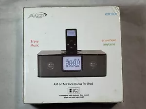 iPod Dock Wecker unterstützt iPad Mini, Nano dritte und vierte Generation Am Dm Stereo - Bild 1 von 4