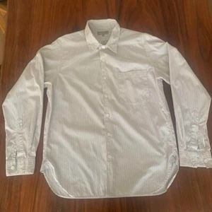 MARGARET HOWELL Striped Long Sleeve Cotton Shirt S - Picture 1 of 6