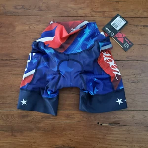 Zoot Womens Small Cycling Shorts LTD Team USA High Rise Compression Padded S - Picture 1 of 9