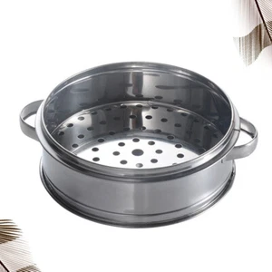 Steam Basket Steamer Stainless Steel Portable Hot Food Fast Baby - Picture 1 of 9