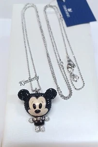 Colgante Largo Swarovski 3D Mickey Mouse Disney Cristal RHS Auténtico NUEVO 1126548 - Imagen 1 de 14
