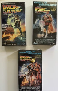ZURÜCK IN DIE ZUKUNFT 1 2 3 SET 3 SEALED VHS VINTAGE MCA Universal NEU - Bild 1 von 6