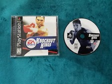 Playstation PS1 KNOCKOUT KINGS PSX Complete with Manual & Case CIB Black Label!
