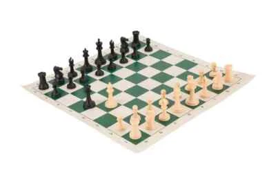The Marshall Series Analysis Chess Combination - Black & Natural - Image 1 of 2