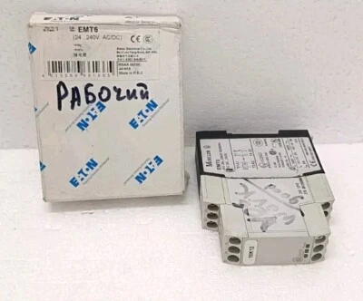 EMT6. THERMISTOR MOTOR PROTECTION RELAY 24-240AC/DC. EATON-MOELLER FREE DELIVERY - Image 1 of 4