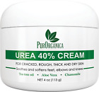 Purorganica Urea 40% Foot Cream - Made in USA - Corn, Callus and Dead Skin Remov