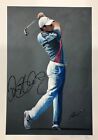 Rory McIlroy signed Paper Artwork