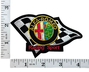 Patch ricamata - Racing Sport - Auto italiane - Iron-on - Alfa Romeo - Foto 1 di 1