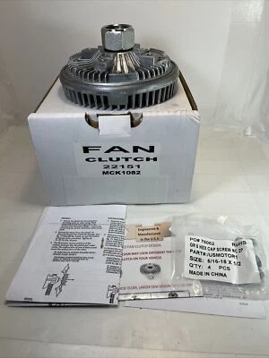 (1) Embrague ventilador de alta resistencia US Motor Works 22151 MCK 1082 Foto 1 de 4
