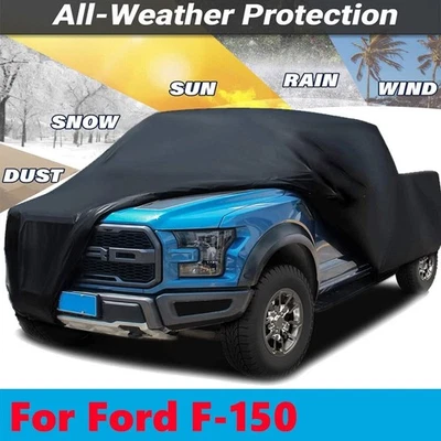 For Ford F-150 Pickup Truck Car Cover Dust Waterproof Sun All Weather Protection Foto 1 de 4
