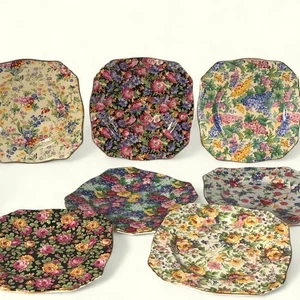 7 Royal Winton Grimwades Dessert Plates - Picture 1 of 5