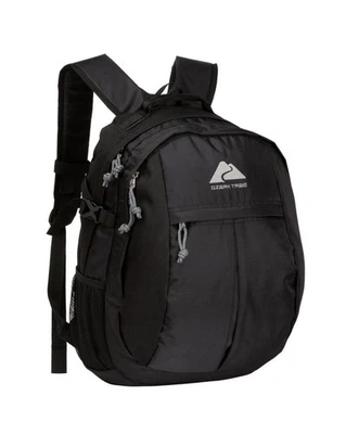 Mochila Ozark Trail Hiker 25 litros, negra, poliéster, adulto, adolescente nueva con etiquetas Foto 1 de 4