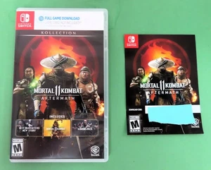 Mortal Kombat 11 Aftermath - Nintendo Switch VOLLSTÄNDIGES SPIEL DOWNLOADKARTE mit Hülle - Bild 1 von 5