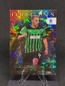 Davide Frattesi 2022-23 Chronicles Origins Serie A Cracked Ice /23 #100 Sassuolo - Picture 1 of 2