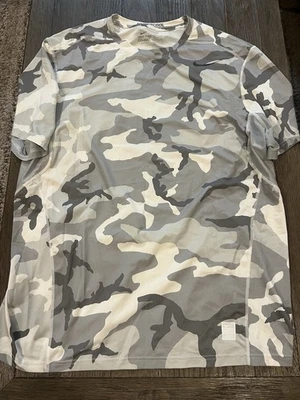 Nike Pro Combat Hypercool Shirt Mens 2XL Fitted Dri-Fit Camo 657442-100 - Image 1 of 2
