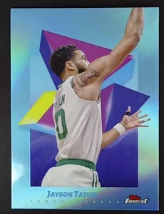 2024 Topps Finest Jayson Tatum Common Sky Blue Refractor #6 Celtics - Picture 1 of 10