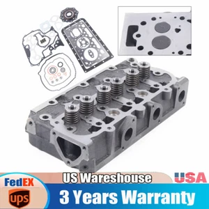 D902 Cylinder Head 1G962-03045 1G962-03046 & Valves for Kubota D902 Engine - Foto 1 di 12
