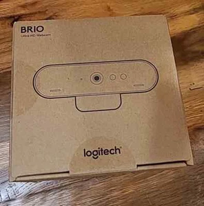 Logitech - Brio 4K Webcam Ultra 4K HD Resolutions Video Calling BRAND NEW SEALED - Picture 1 of 3