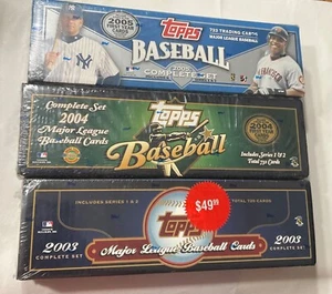 2003 2004 2005 Topps Sealed Complete Factory Set Lot - Bild 1 von 1