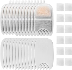 12 Confezioni Di Filtri per Fontana per Gatti Feelneedy, 4 L, 12 Filtri per Font - Foto 1 di 12