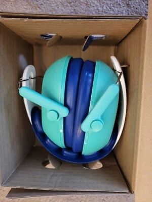 Protetores auditivos infantis 3M faixa ajustável azul marinho água - Imagem 1 de 4