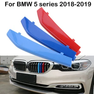 Tira de cubierta de parrilla a rayas M para BMW Serie 5 17-19 G30 G31 sedán de 4 puertas decoración - Imagen 1 de 7