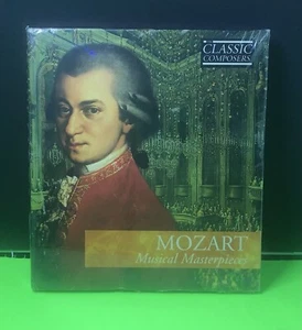MOZART Musical Masterpieces Classic Composers CD Book SEALED NEW - Picture 1 of 2