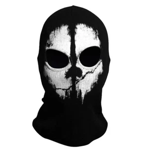 Ghost Mask Balaclava NEW Full Face Warmer Ski Motorcycling Halloween Horror Mask - Picture 1 of 9