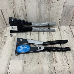Lot of 2 Pop Brand Riveter Rivetool K110, 1 Needs Repair 1/8”, 5/32”, 3/16” - Picture 1 of 8