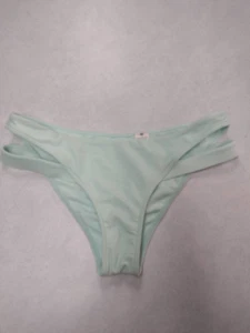 Abercrombie Size M Strappy Cheeky Bikini Bottom Mint Green - Foto 1 di 3