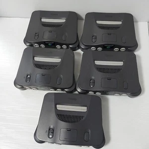 Lot of 5 Nintendo64 N64 Consoles NUS-001 with 5 Jumper packs Import Japan - Picture 1 of 11