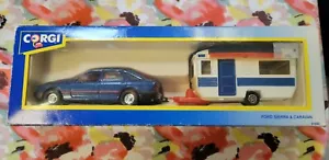 Mattel Corgi Ford Sierra & Caravan #91890 1993 IOB bitte Beschreibung lesen  - Bild 1 von 12