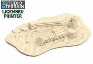 Scatter Ruins (4) - Stormguard - LOTR - Ruins - Frostgrave - 3D printed terrain - Picture 1 of 8