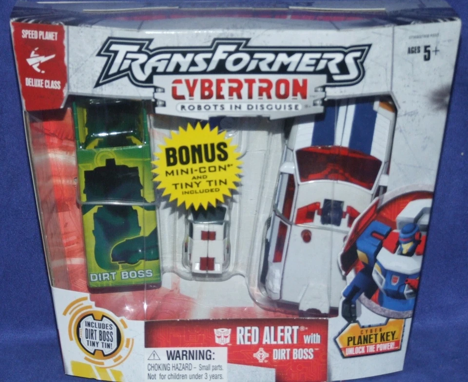 Hasbro Transformer Cybertron Robots in Discuise 2-Pack Red Alert & Dirt Boss Action Figure