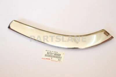 Moldura de extensión de parachoques delantero derecho Toyota Land Cruiser OEM 52721-60020 Foto 1 de 3