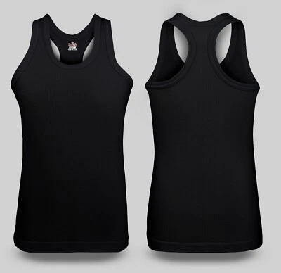 1 o 2 GILET PALESTRA UOMO BODYBUILDING CORDINO MUSCOLARE GILET A COSTINE RACERBACK FITNESS  - Immagine 1 di 4